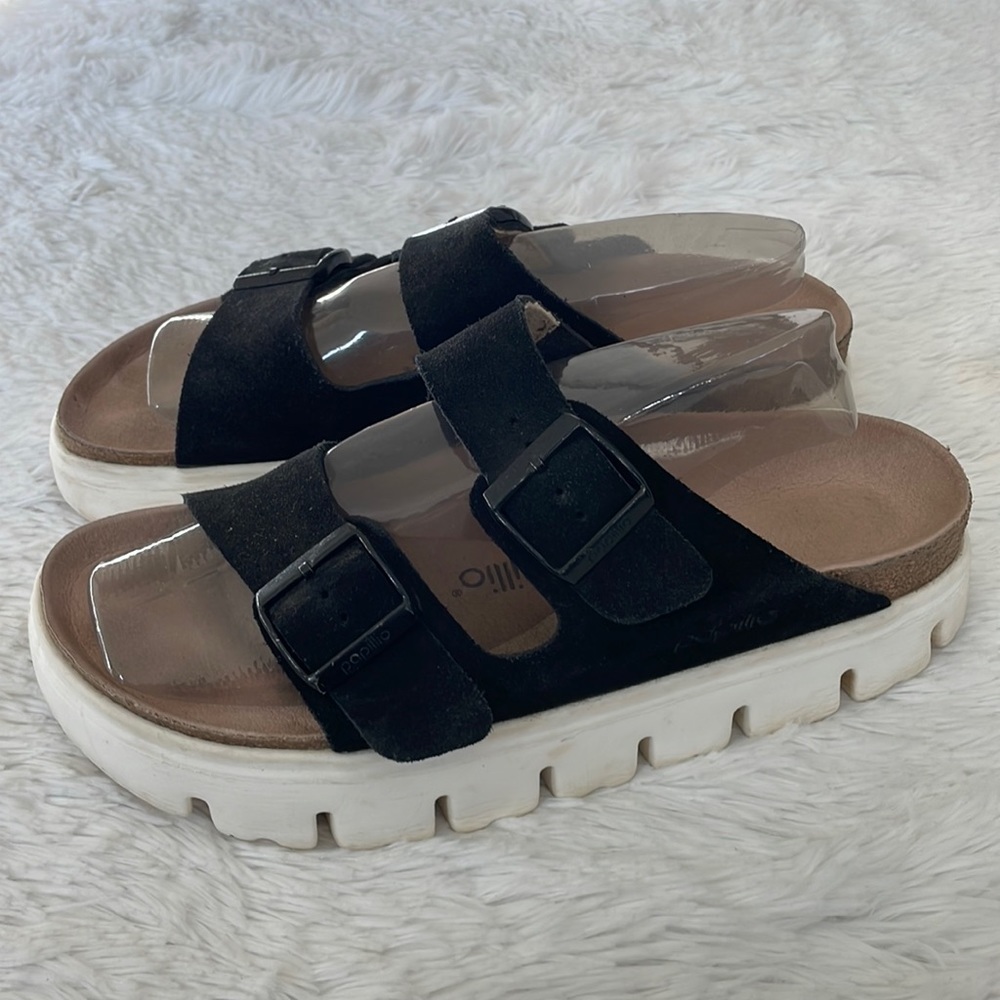 BIRKENSTOCK Arizona Platform Vegan Sandals Papillo size 41